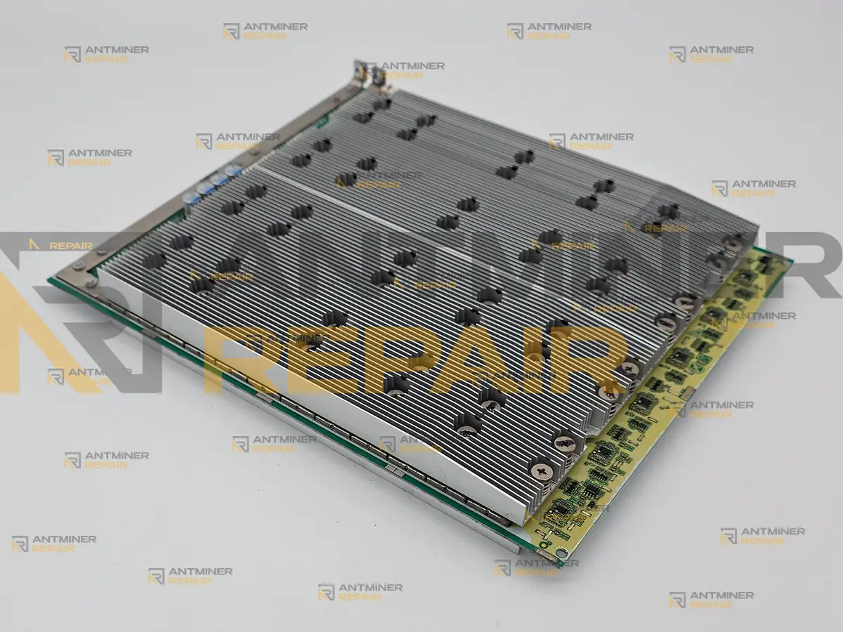 Antminer KS7 hashboard double-sided heatsink stack