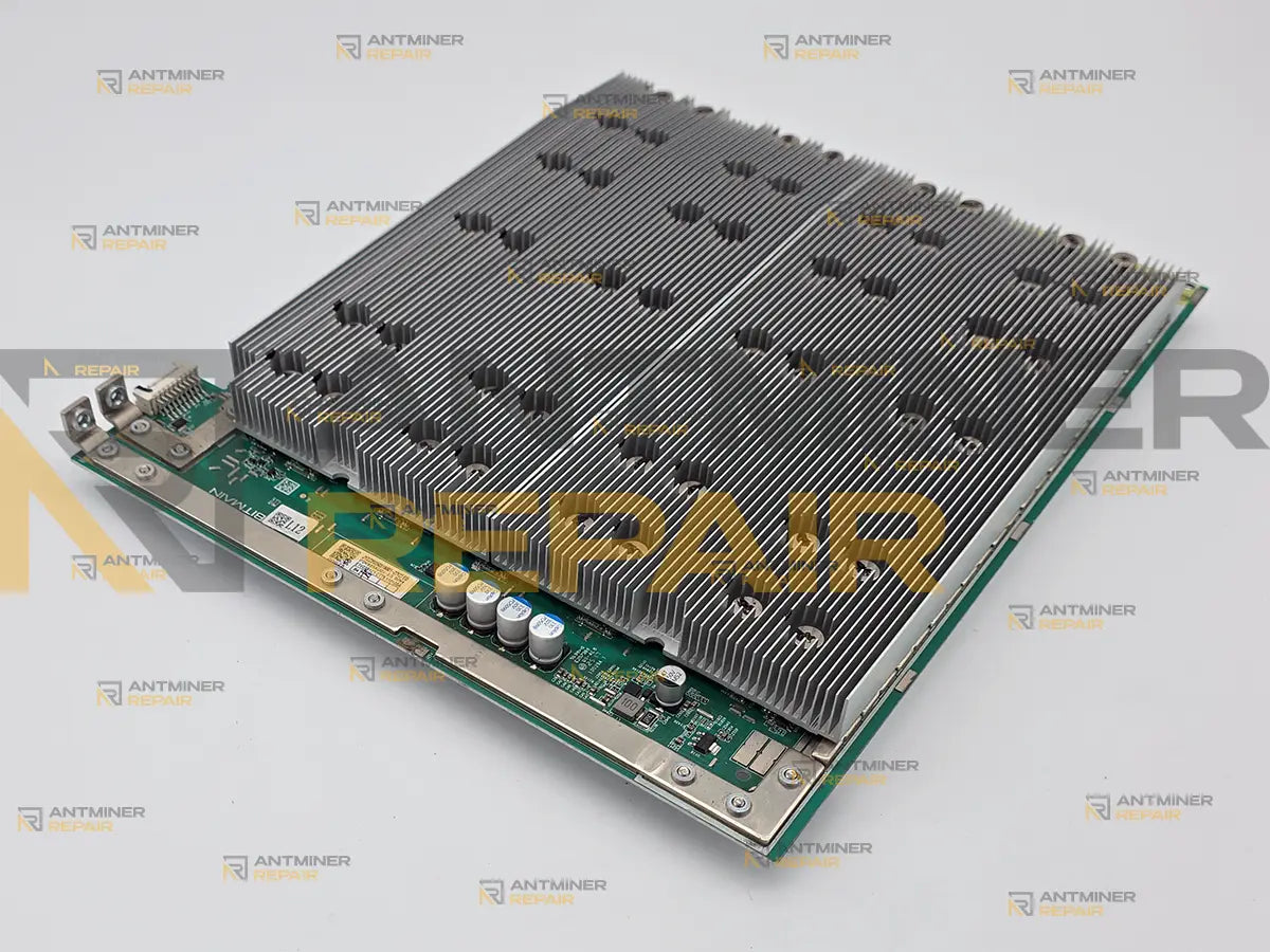 Antminer KS7 hashboard heatsink assembly connector side