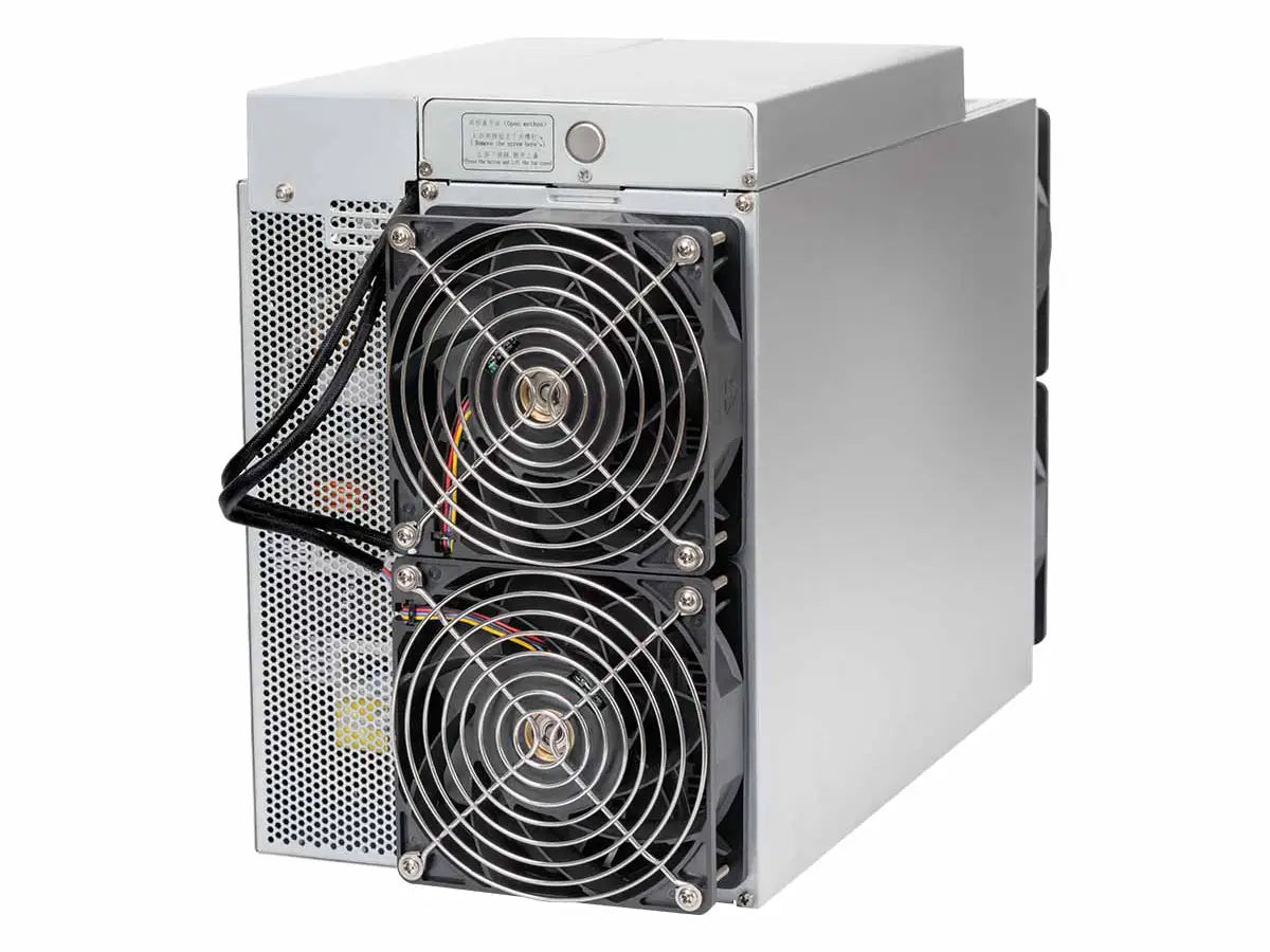 ElphaPex DG2+ Scrypt miner front left angle view