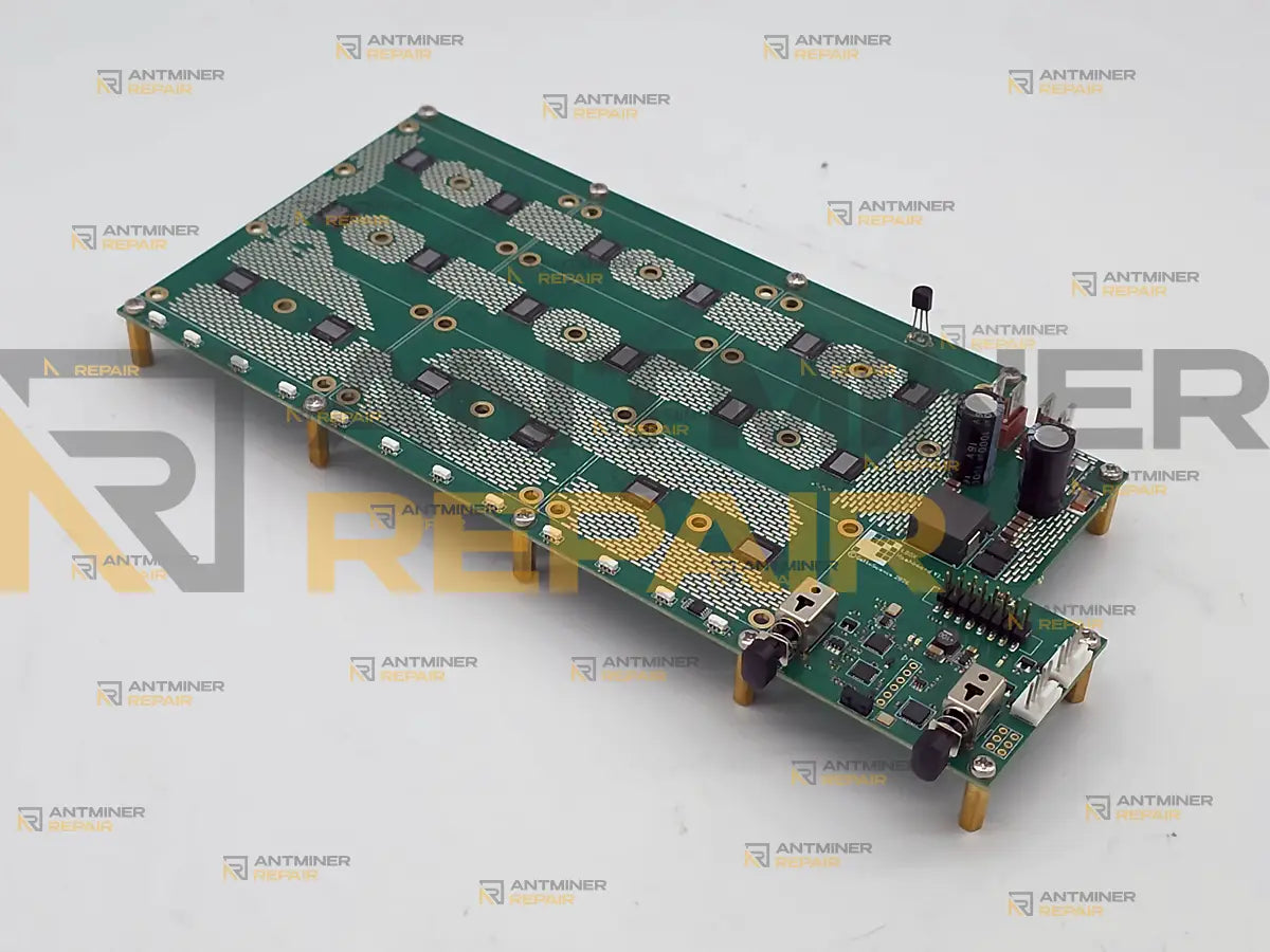 GekkoScience KBox internal board without heatsink, seen from the connector end