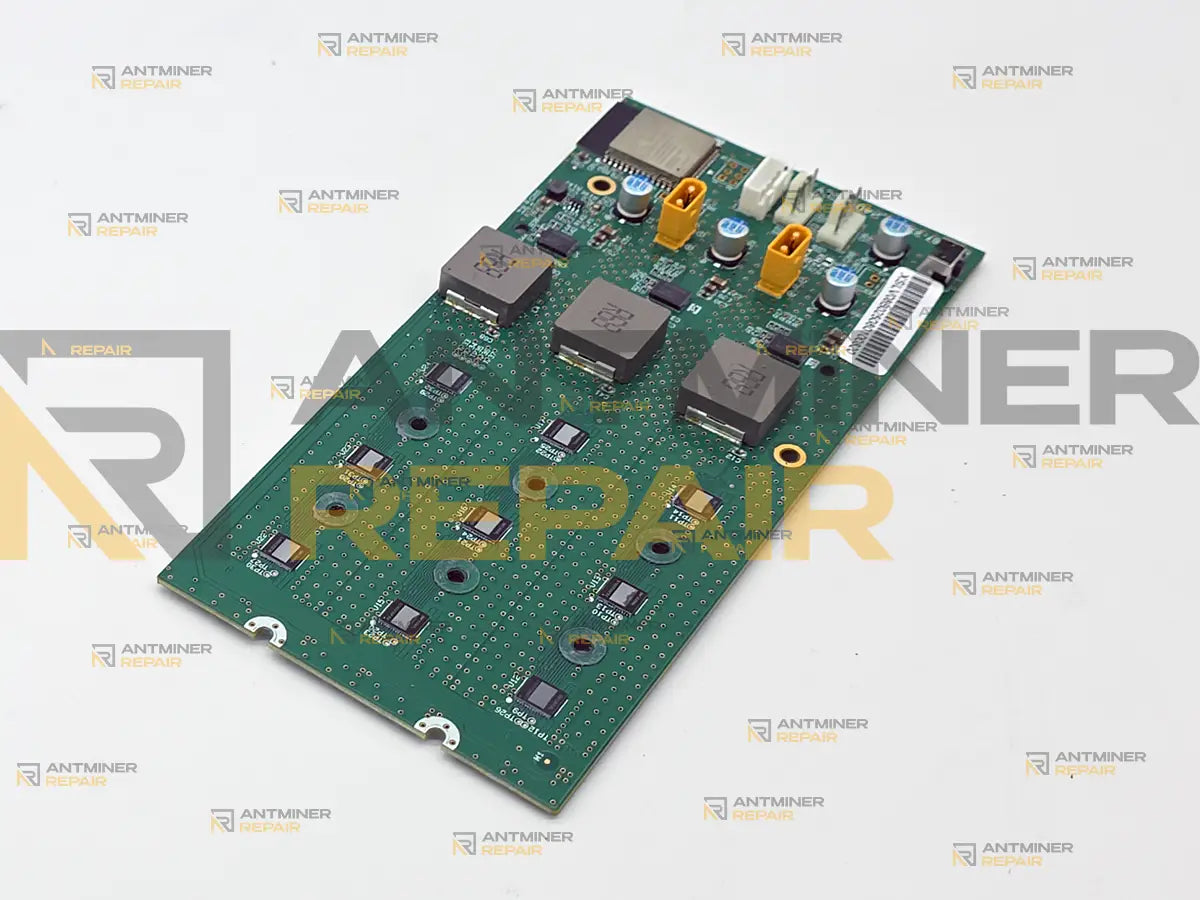 Lucky Miner LV08 hashboard power domain side inspection