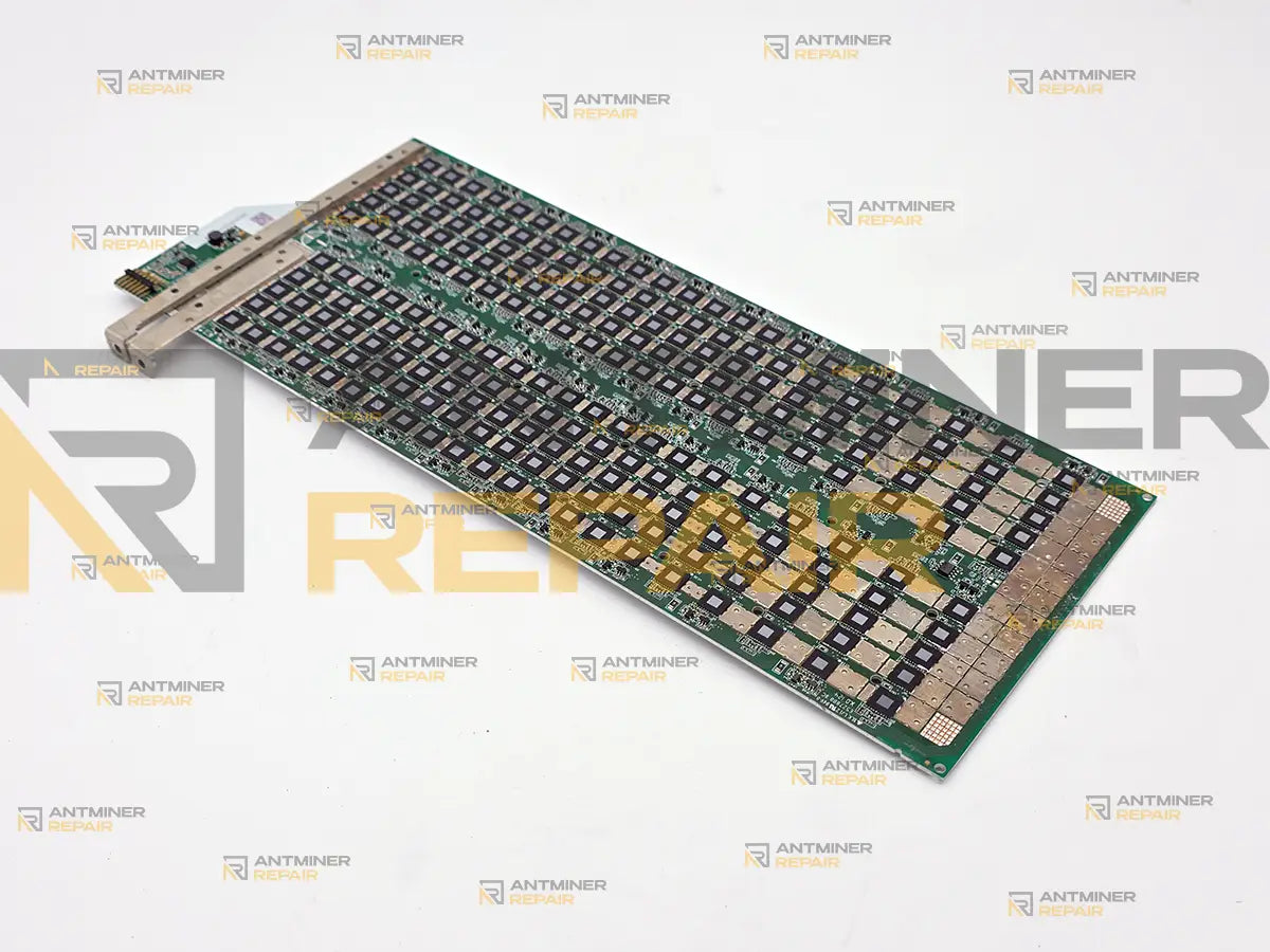 Whatsminer M60S hashboard chip side angled view