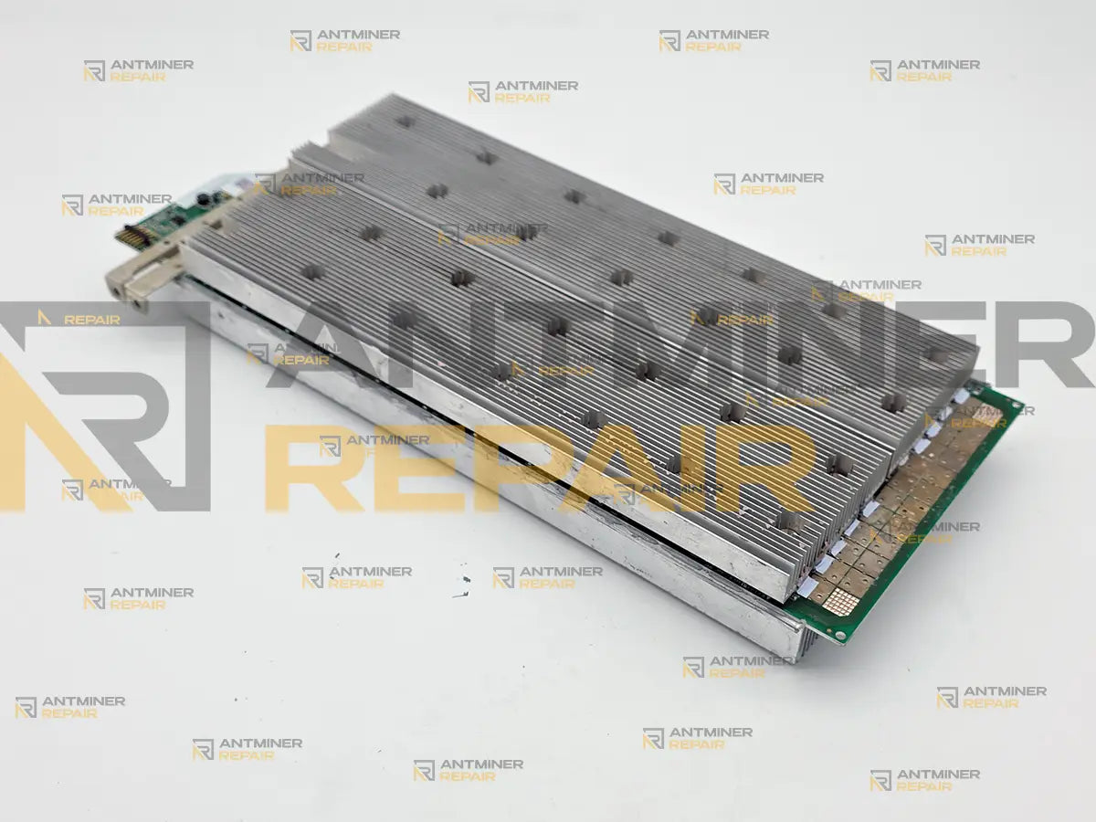 Whatsminer M60S hashboard heatsink assembly side view