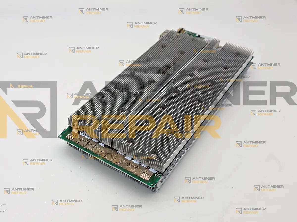Whatsminer M60S hashboard top heatsinks and airflow side