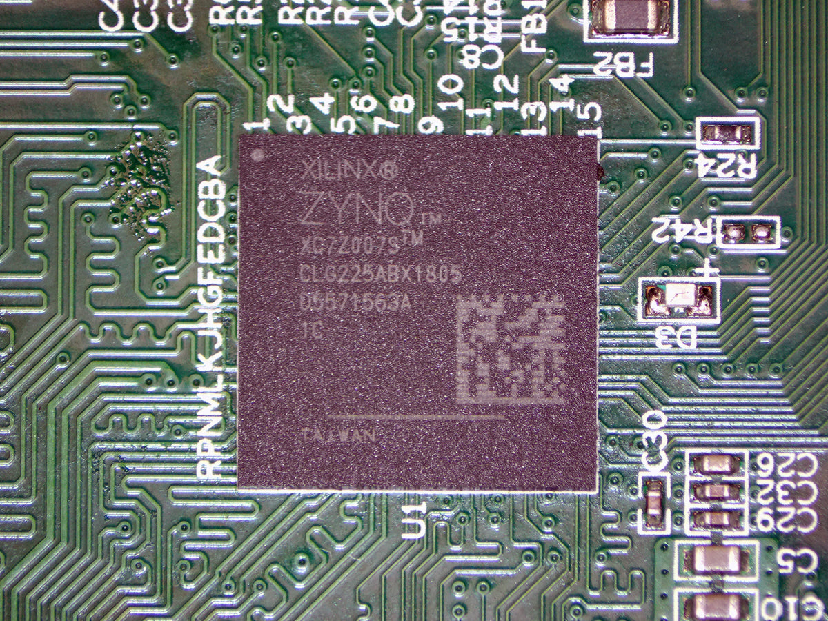 Macro of the Xilinx Zynq XC7Z007S processor at designator U1, marking XILINX ZYNQ XC7Z007S CLG225ABX1805 readable